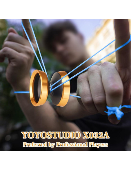 Yoyo Profesional YOYOSTUDIO X032A con Anillos de Aluminio Yoyo Profesional YOYOSTUDIO X032A con Anillos de Aluminio