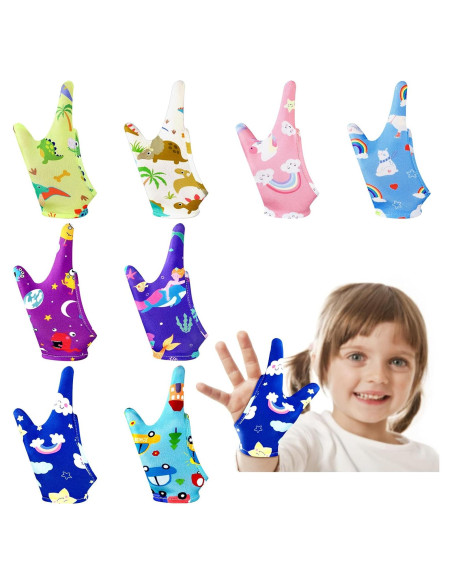 Guantes Antisucio para Niños Janmercy 16 Pcs 3-6 Años Guantes Antisucio para Niños Janmercy 16 Pcs 3-6 Años