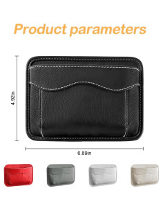 Organizador lateral para asiento de coche Osilly Beige 17x12 cm 2