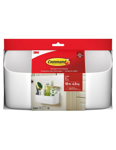 Caddy de Organización Command 4.5 kg Blanco 25.2x8.9 cm