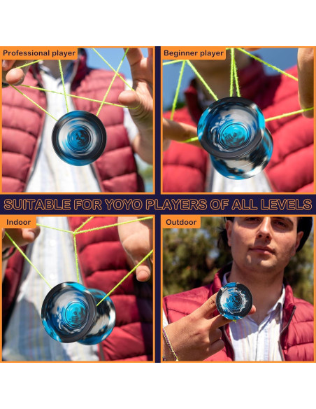 Yo-Yo de Metal WATIEOBOO R8 Doble Modo para Todos Yo-Yo de Metal WATIEOBOO R8 Doble Modo para Todos