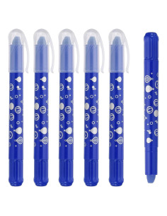 Crayones Acuarelables PATIKIL 6Pcs Azul Profundo
