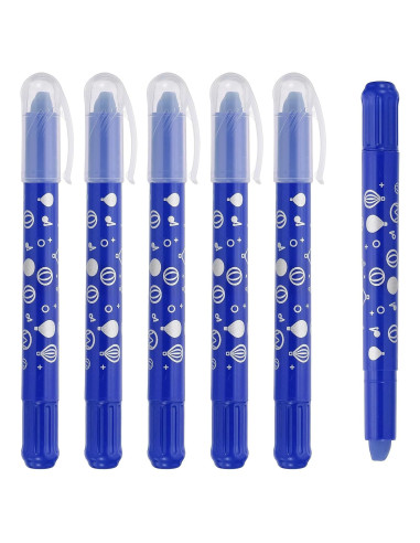 Crayones Acuarelables PATIKIL 6Pcs Azul Profundo