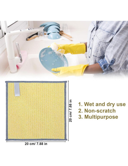 Trapos de Cocina Multiusos Hipruict - 10 Piezas, Secado Rápido Trapos de Cocina Multiusos Hipruict - 10 Piezas, Secado Rápido