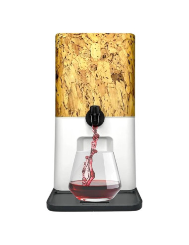 Dispensador de Vino y Bebidas BEBLY 3L Corcho Aislado