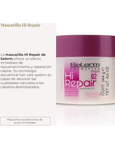 Mascarilla Capilar Reparadora Salerm Hi Repair 250 ml - Hidratación Profunda 2