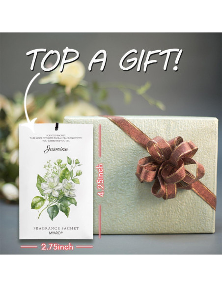 MYARO 12 Bolsitas Aromáticas Florales - 6 Aromas Duraderos MYARO 12 Bolsitas Aromáticas Florales - 6 Aromas Duraderos