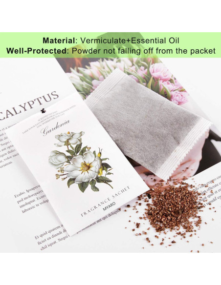 MYARO 12 Bolsitas Aromáticas Florales - 6 Aromas Duraderos MYARO 12 Bolsitas Aromáticas Florales - 6 Aromas Duraderos