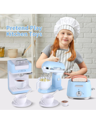 Juego de Cocina Ehome con Cafetera, Batidora y Tostadora