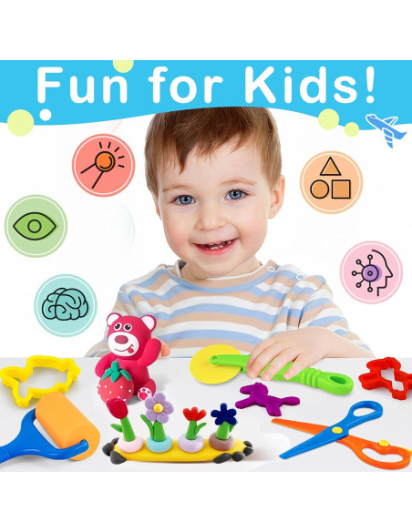 Set de Herramientas de Masa para Niños 23 Pcs LanMa Set de Herramientas de Masa para Niños 23 Pcs LanMa