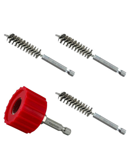 Juego de Limpiadores de Tubos de Cobre Kwalitistar 1/2" - 4PC Juego de Limpiadores de Tubos de Cobre Kwalitistar 1/2" - 4PC