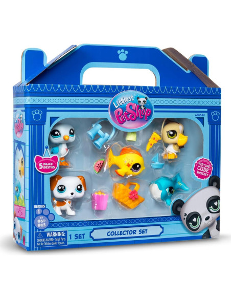 Littlest Pet Shop Set Coleccionista Mejores Amigos Playa 5 Figuras Littlest Pet Shop Set Coleccionista Mejores Amigos Playa 5 Figuras
