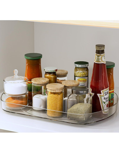 Organizador giratorio Voova Lazy Susan 39.6x27.9cm para refrigerador