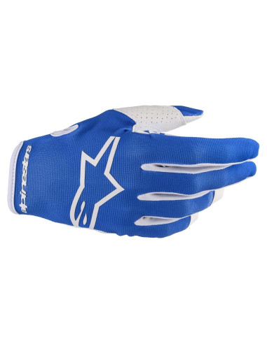 Guantes Radar Alpinestars Azul/Blanco MD - Comodidad y Durabilidad