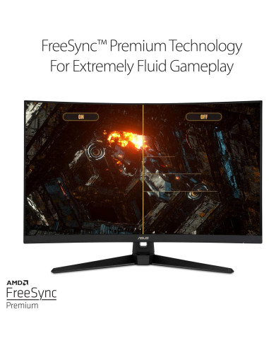Monitor Curvo ASUS TUF Gaming 31.5" QHD 165Hz FreeSync