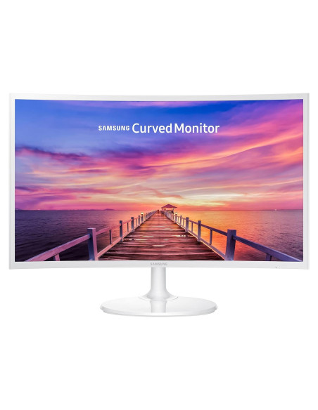 Monitor Curvo Samsung 27" FHD 1920x1080 LED Blanco Monitor Curvo Samsung 27" FHD 1920x1080 LED Blanco
