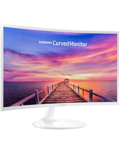 Monitor Curvo Samsung 27" FHD 1920x1080 LED Blanco