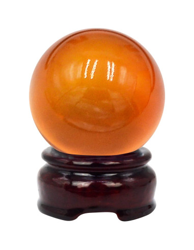 Bola de Cristal Feng Shui 5,08 cm Marrón Decorativa
