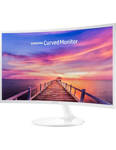 Monitor Curvo Samsung 27" FHD 1920x1080 LED Blanco