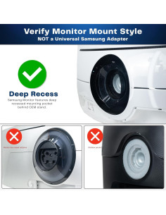 Placa Adaptadora VESA VIVO para Monitores Samsung Odyssey G9 2