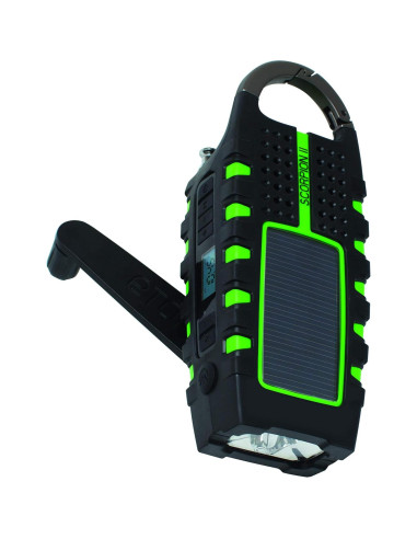 Radio de Emergencia Eton Scorpion II con Linterna LED y Cargador Solar