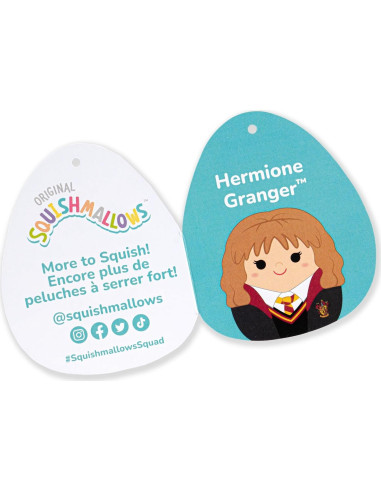Plush Squishmallows Harry Potter Hermione Granger 25 cm