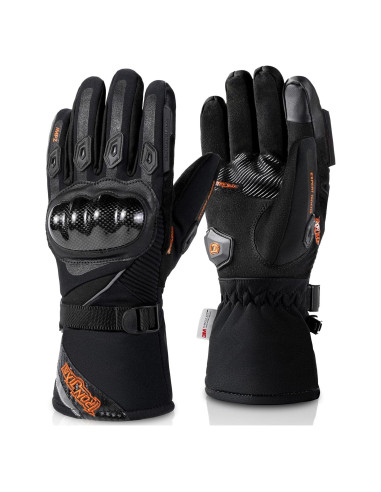 Guantes de Motocicleta BORLENI Impermeables Unisex XX-Large