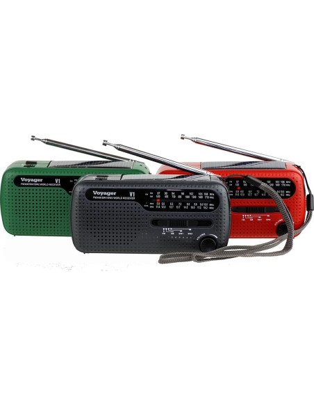 Radio de Emergencia Kaito V1 Voyager Solar/Dynamo AM/FM/SW Radio de Emergencia Kaito V1 Voyager Solar/Dynamo AM/FM/SW
