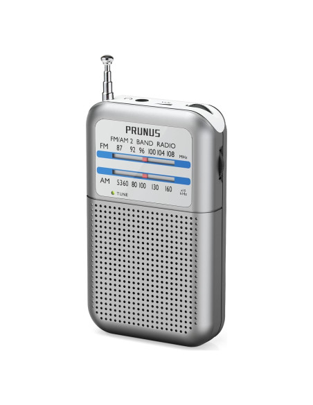 Radio Portátil AM FM PRUNUS DE333 Compacta con Excelente Recepción Radio Portátil AM FM PRUNUS DE333 Compacta con Excelente Recepción