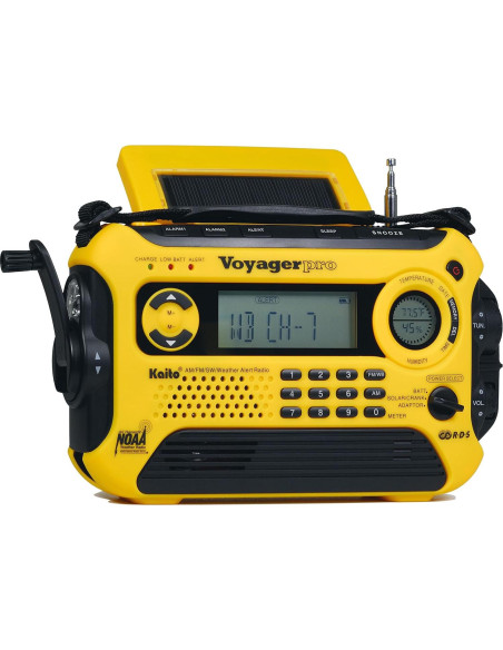 Radio de Emergencia Kaito Voyager Pro KA600 Solar AM/FM Radio de Emergencia Kaito Voyager Pro KA600 Solar AM/FM