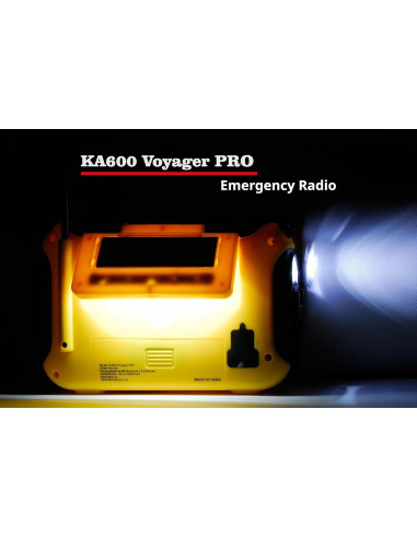 Radio de Emergencia Kaito Voyager Pro KA600 Solar AM/FM