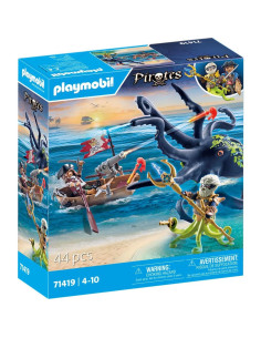 Playmobil Piratas Batalla Pulpo Gigante 44 Piezas 2