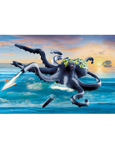 Playmobil Piratas Batalla Pulpo Gigante 44 Piezas