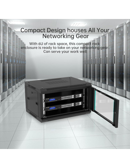 Montaje en Rack KVM VGA 8 Puertos MT-VIKI + Gabinete 6U Montaje en Rack KVM VGA 8 Puertos MT-VIKI + Gabinete 6U