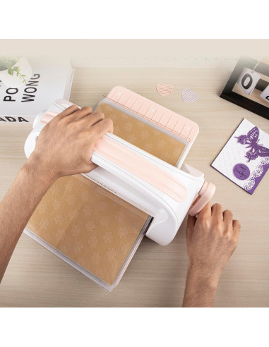 Máquina de Corte y Embossing Manual CraftGenes 22.86 cm Rosa