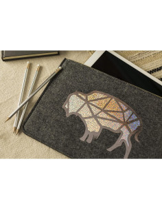 Vinilo de Transferencia de Calor Cricut Holográfico Azul 30.48x60.96 cm 2