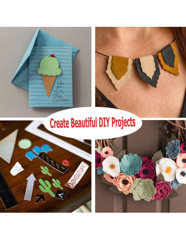 30 Cuchillas de Corte Profundo AUNKZL 60 Grados para Cricut