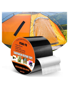 Cinta de Reparación Impermeable Paulno 8cm x 8m Negra