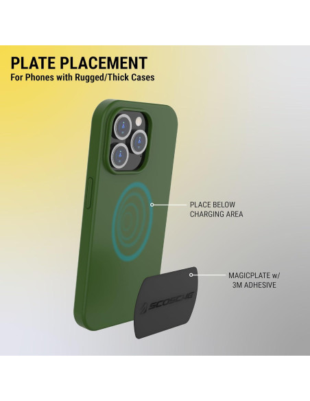Kit de Placas Metálicas Scosche MAGRKXLI para Soporte Magnético Kit de Placas Metálicas Scosche MAGRKXLI para Soporte Magnético