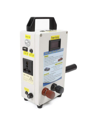 Generador Manual Portátil Kaibrite TK-150W-S 150W 12V USB