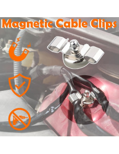 Fijadores Magnéticos Fuertes SKNOOY 6PC para Cables Planos 2