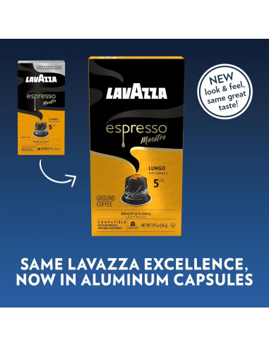 Cápsulas de Café Lavazza Espresso Maestro Lungo 60 Unidades