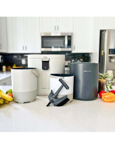 Cubo Eco 3 FoodCycler + Cepillo Infinity - Compostaje 3L