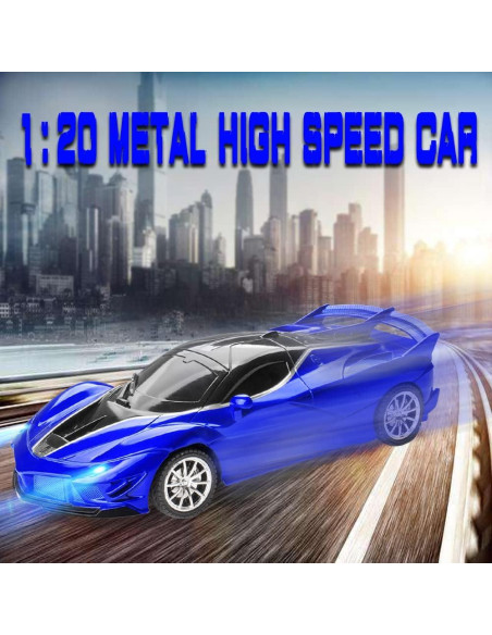 Coche RC Eléctrico 4WD YI-YANG-AII Azul 1/20 con Luces LED Coche RC Eléctrico 4WD YI-YANG-AII Azul 1/20 con Luces LED
