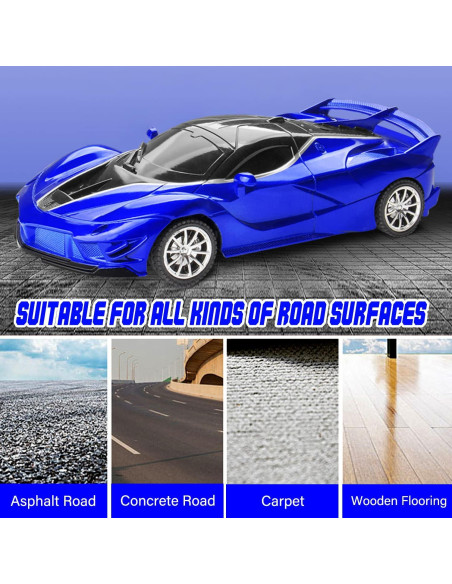 Coche RC Eléctrico 4WD YI-YANG-AII Azul 1/20 con Luces LED Coche RC Eléctrico 4WD YI-YANG-AII Azul 1/20 con Luces LED