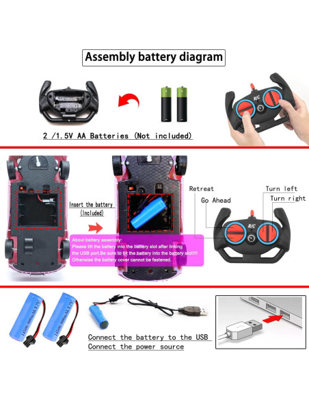 Coche RC Eléctrico 4WD YI-YANG-AII Azul 1/20 con Luces LED Coche RC Eléctrico 4WD YI-YANG-AII Azul 1/20 con Luces LED
