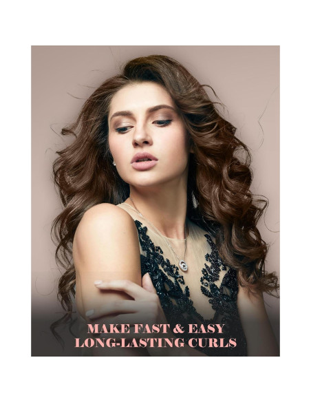 Plancha de Rizar ANWA 1 Pulgada Cerámica Doble Voltaje Plancha de Rizar ANWA 1 Pulgada Cerámica Doble Voltaje