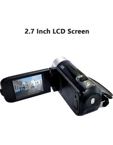 Cámara de video digital Andoer 1080P 16MP LCD 2.7" Zoom 16X