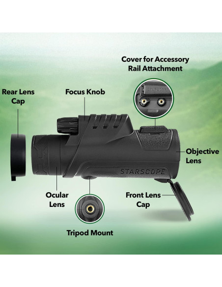 Monocular Starscope Pro 10x42 para Smartphone - Impermeable Monocular Starscope Pro 10x42 para Smartphone - Impermeable
