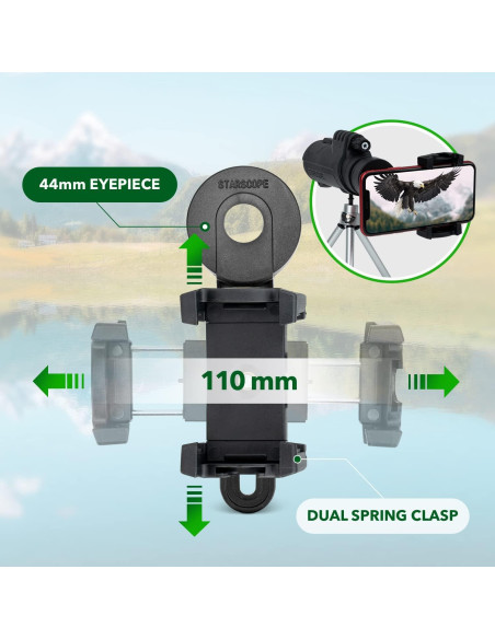 Monocular Starscope Pro 10x42 para Smartphone - Impermeable Monocular Starscope Pro 10x42 para Smartphone - Impermeable